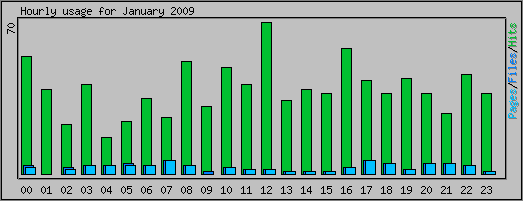 Hourly usage