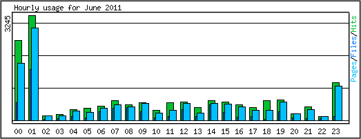 Hourly usage