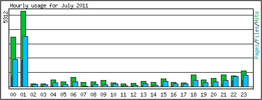 Hourly usage