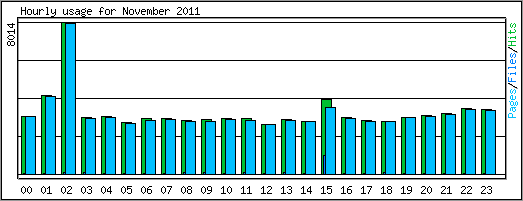 Hourly usage