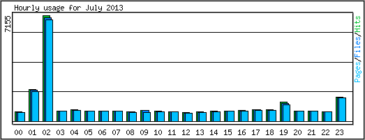 Hourly usage
