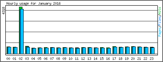 Hourly usage