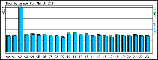 Hourly usage